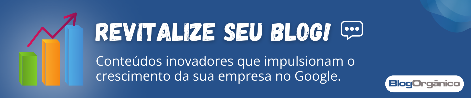 Revitalize o seu site no Google